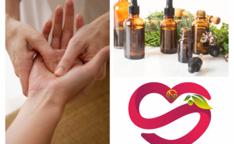 Massage des mains aux huiles essentielles